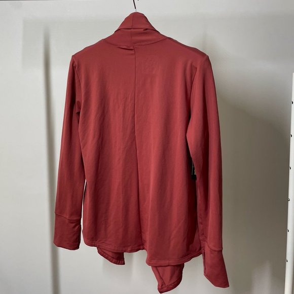 NWT Women's Nike Long Sleeve Yoga Top Wrap - Small - Picture 5 of 5